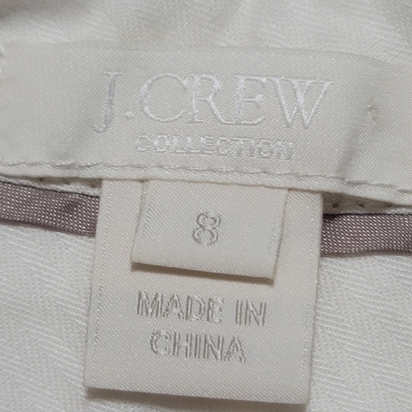 J. Crew Collection Patterned Pink Blue Silk Blend - Picture 2 of 10